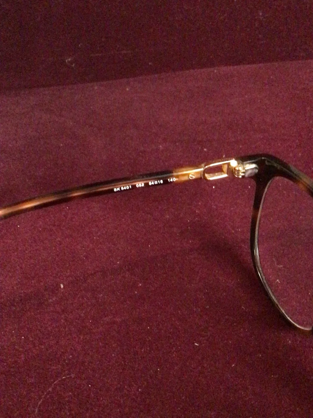 Swarovski pre own womens tortoise Eyeglasses SK5401 with case. 54[]16 140.
